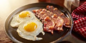 bacon og æg