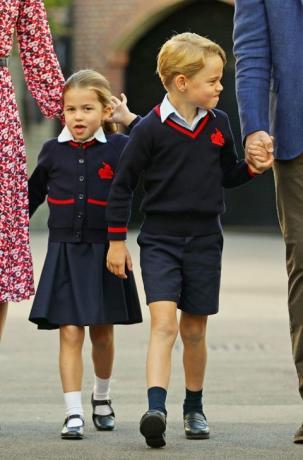 Prinsesse Charlottes første skoledag