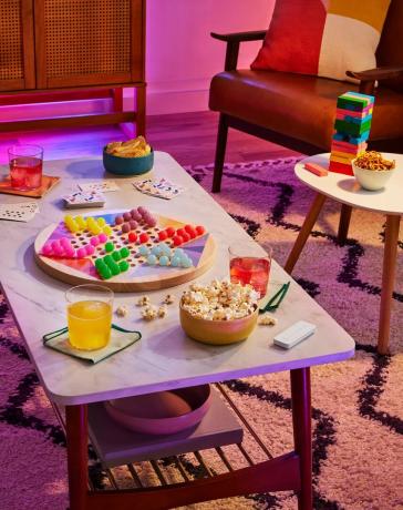 philips hue game night sofabord